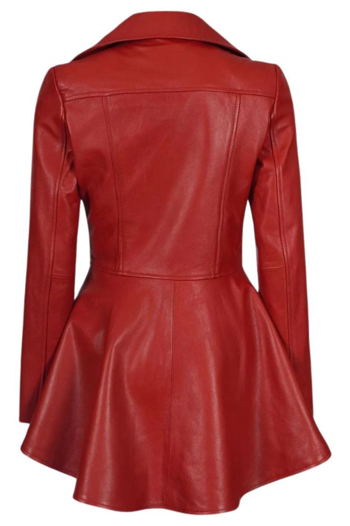 Red leather jacket