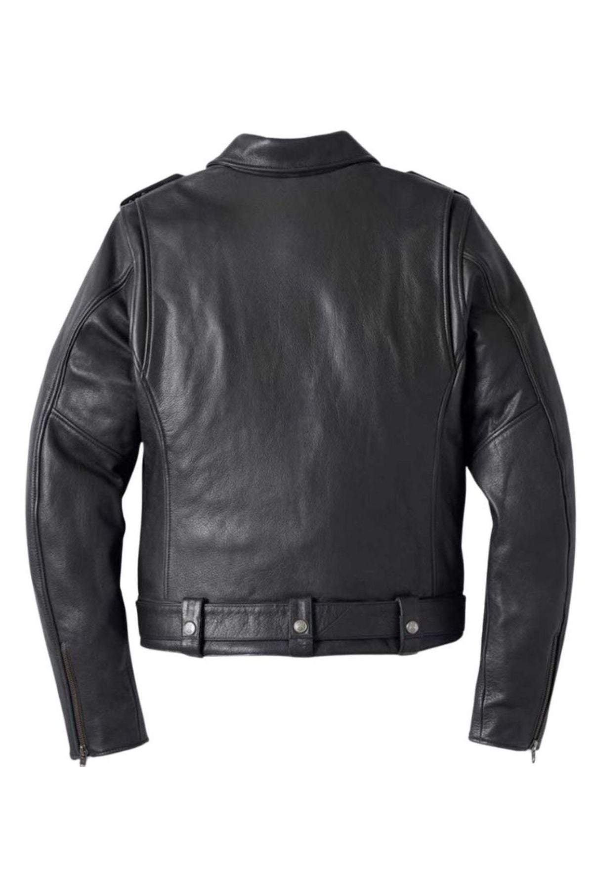 Black leather jacket