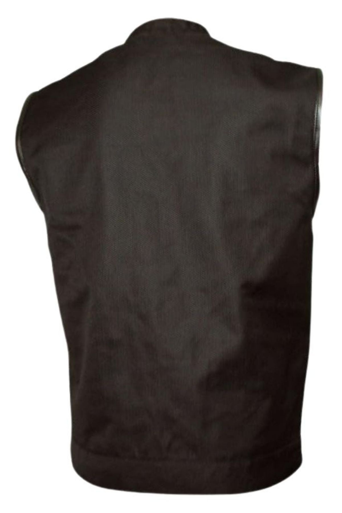 Black vest on a white background