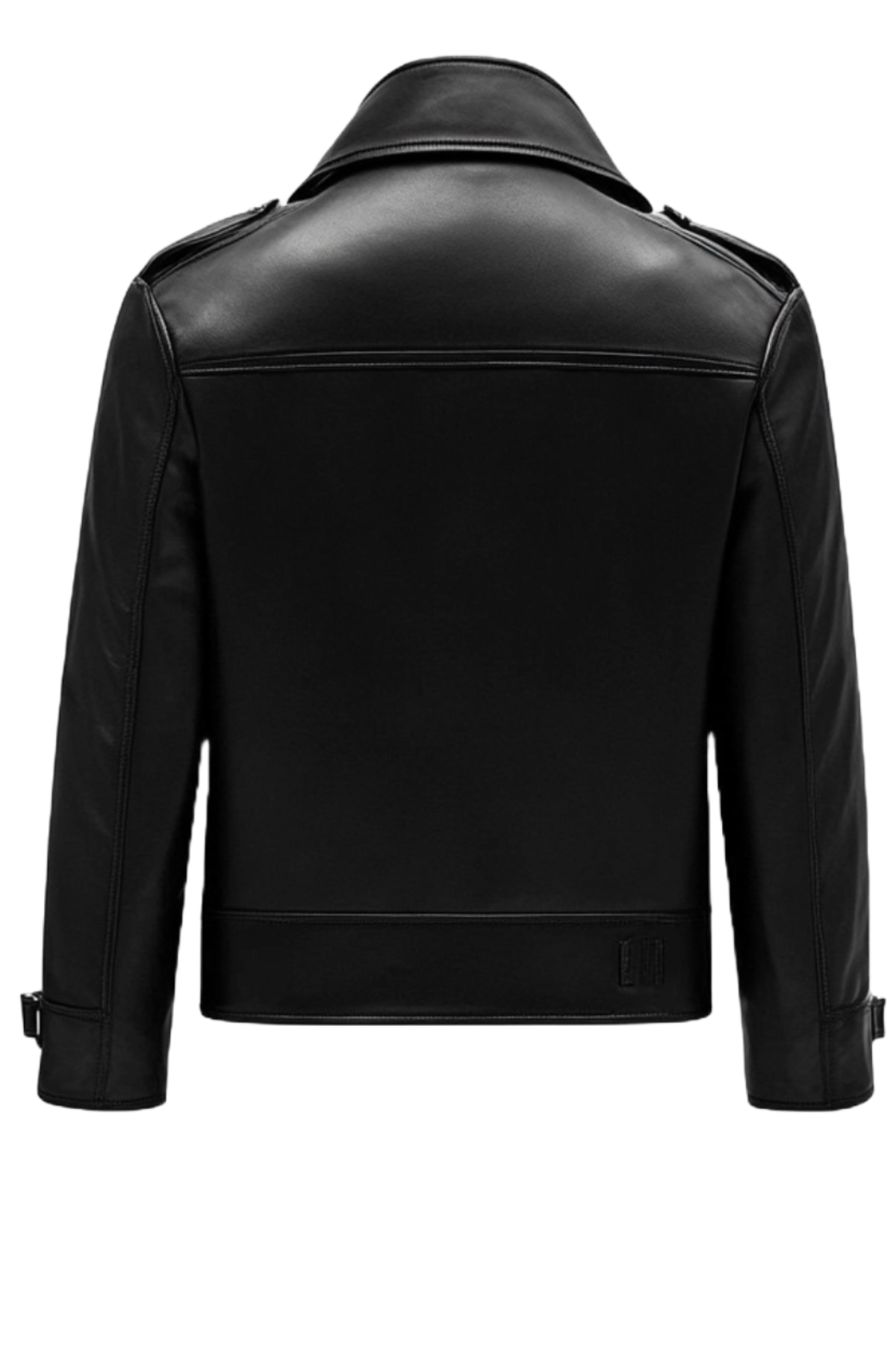 Black leather jacket 