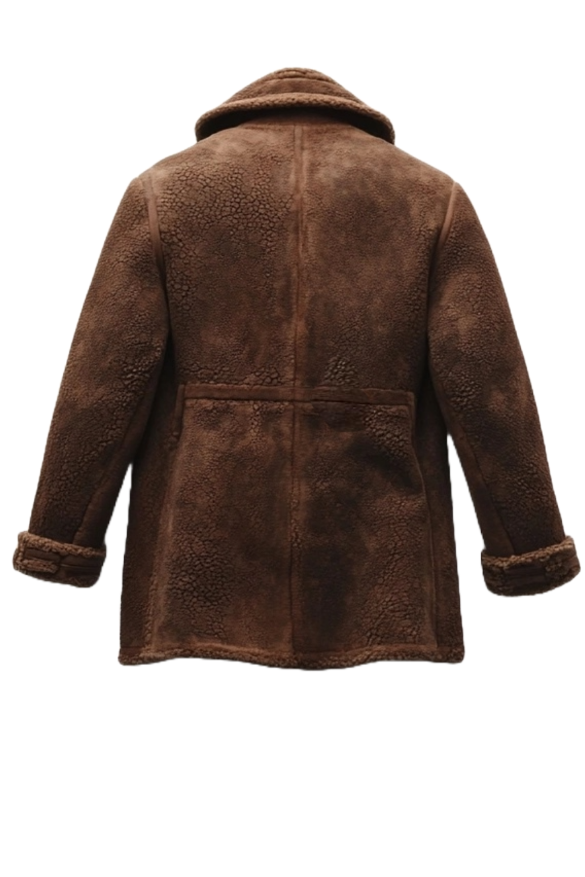 Brown sheepskin coat 