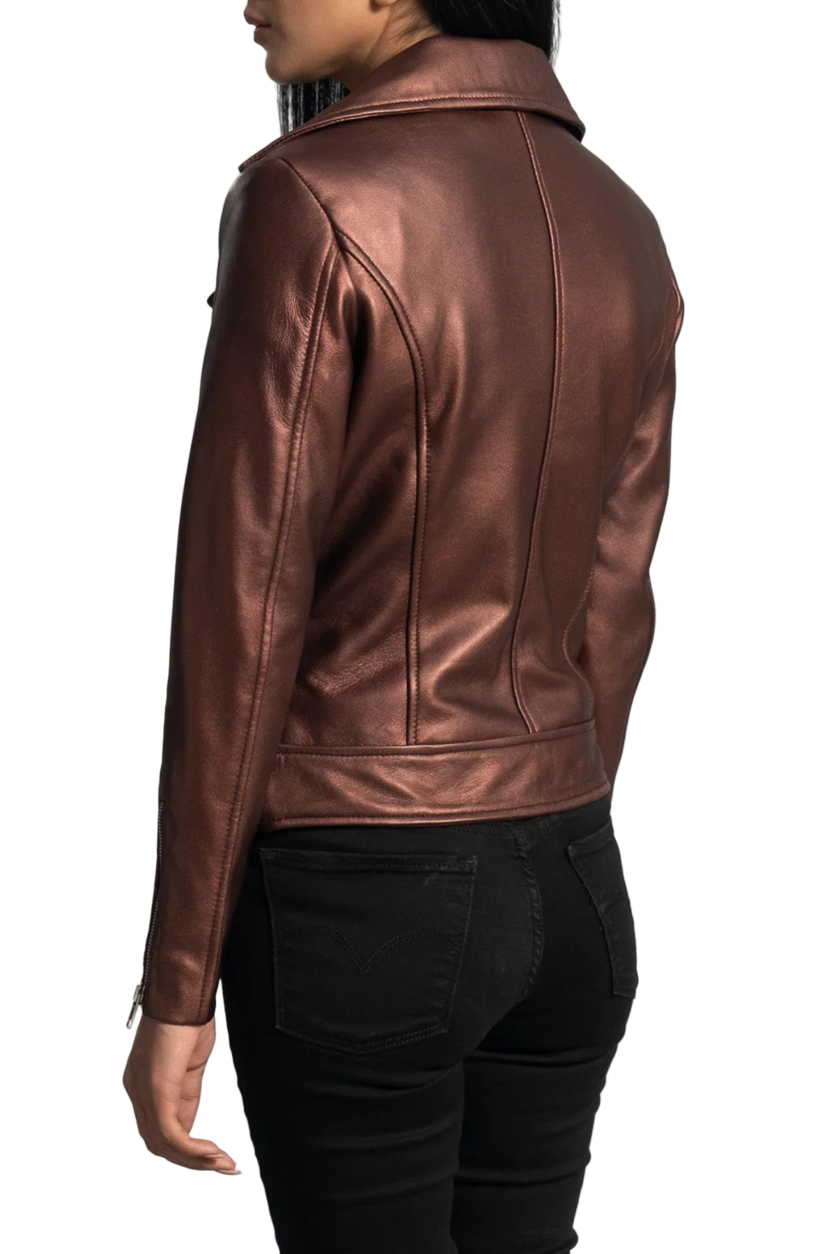 maroon leather jacket 