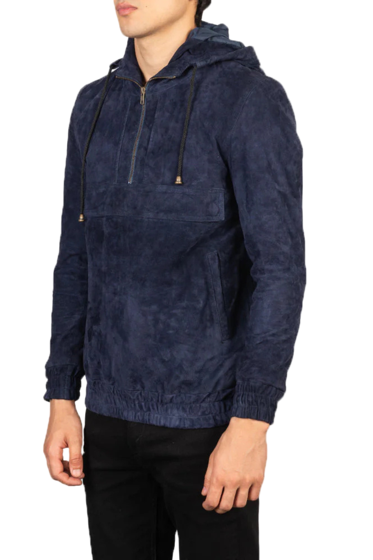  blue hooded jacket 