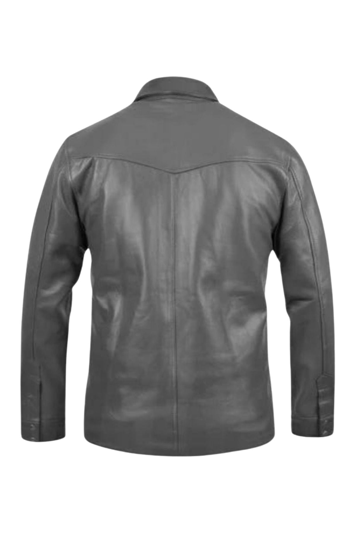 Men's "Urban Cowboy" Leather Western Shirt Jacket