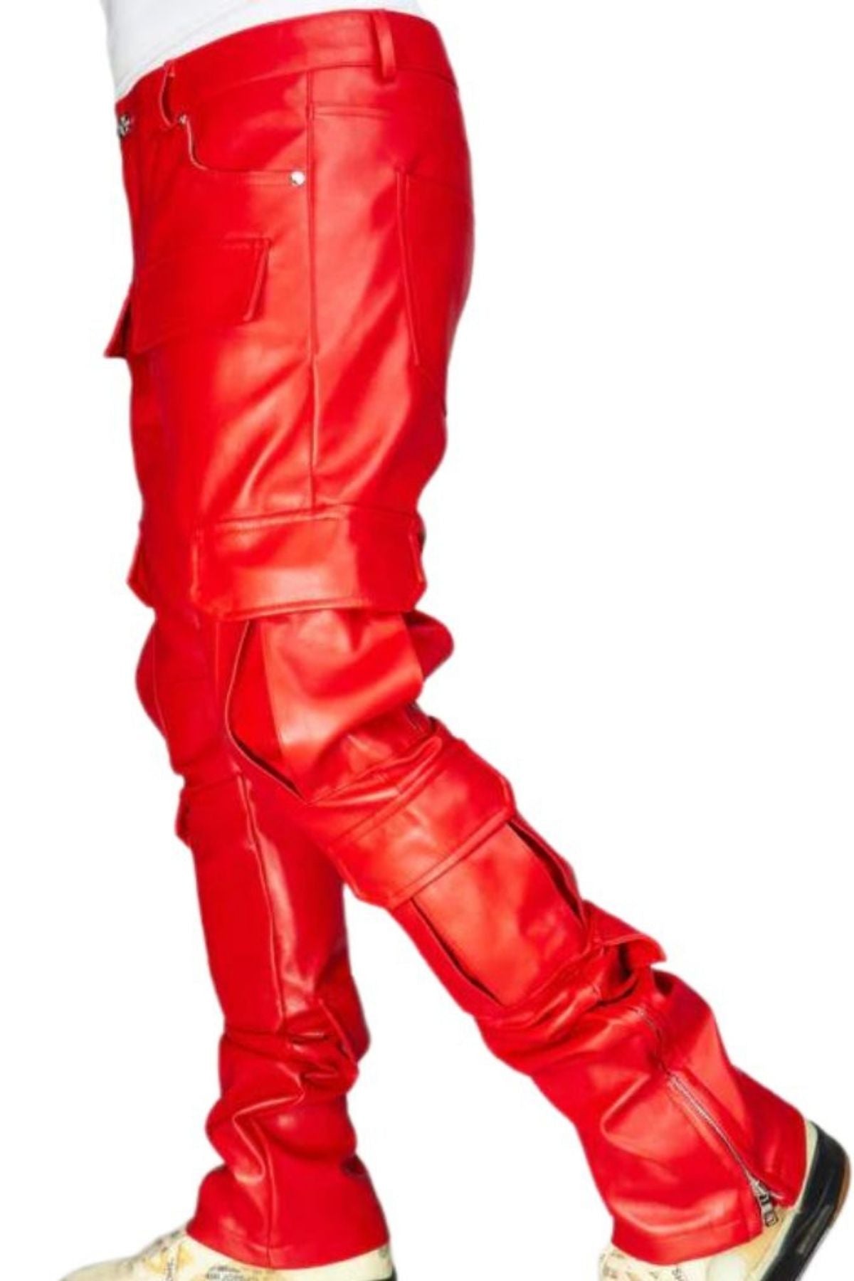 Red leather 