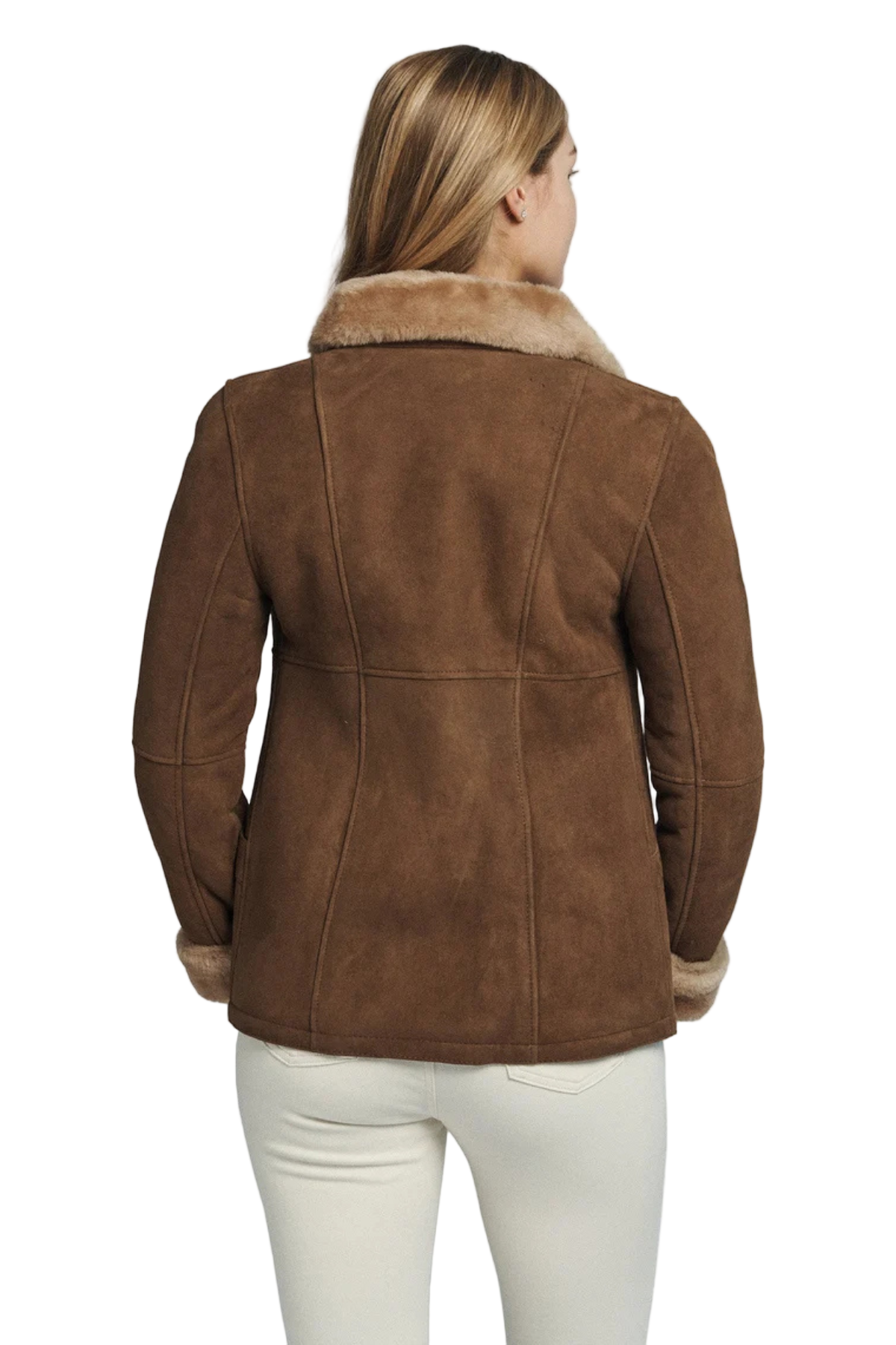 Brown suede jacket 