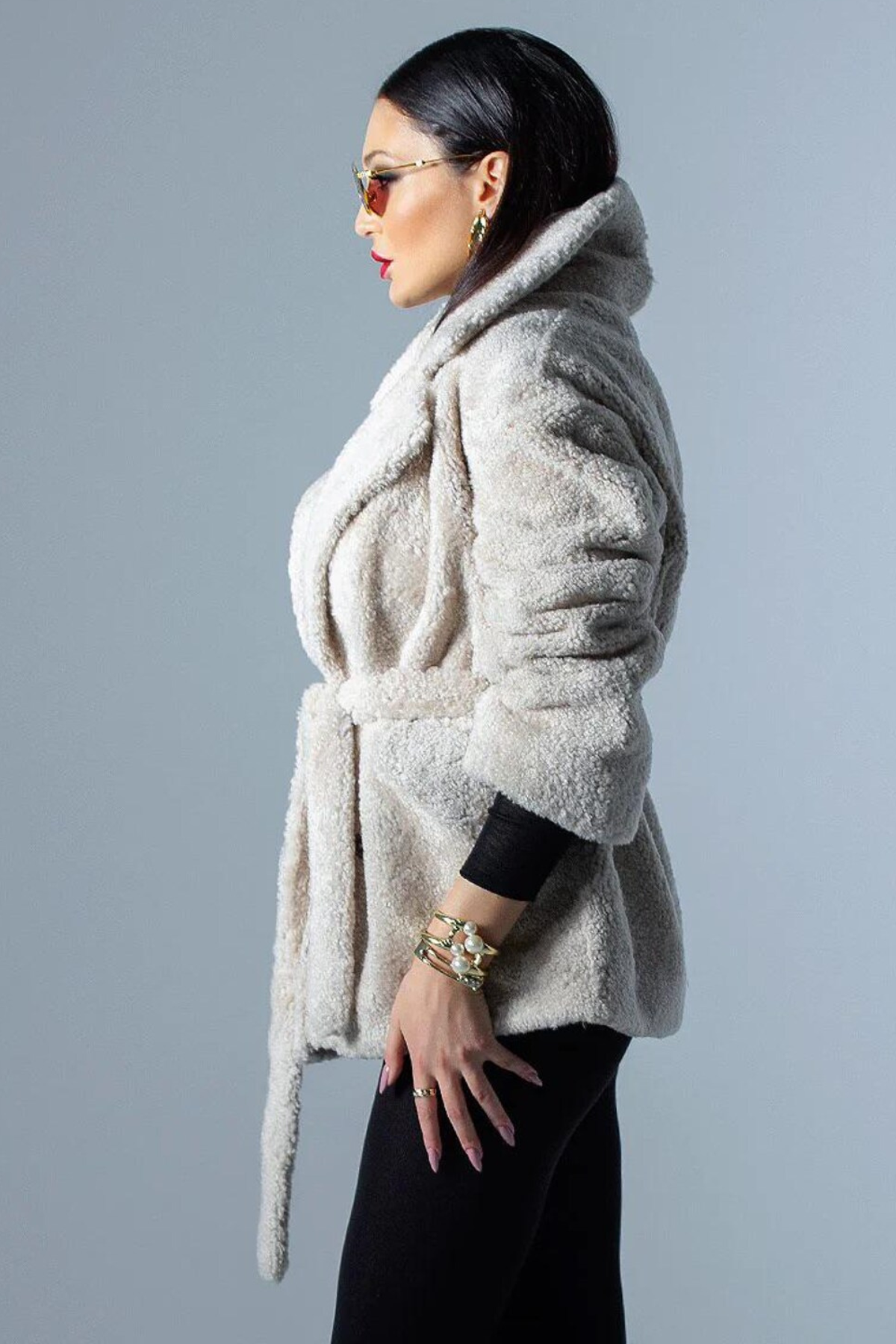  light gray coat 